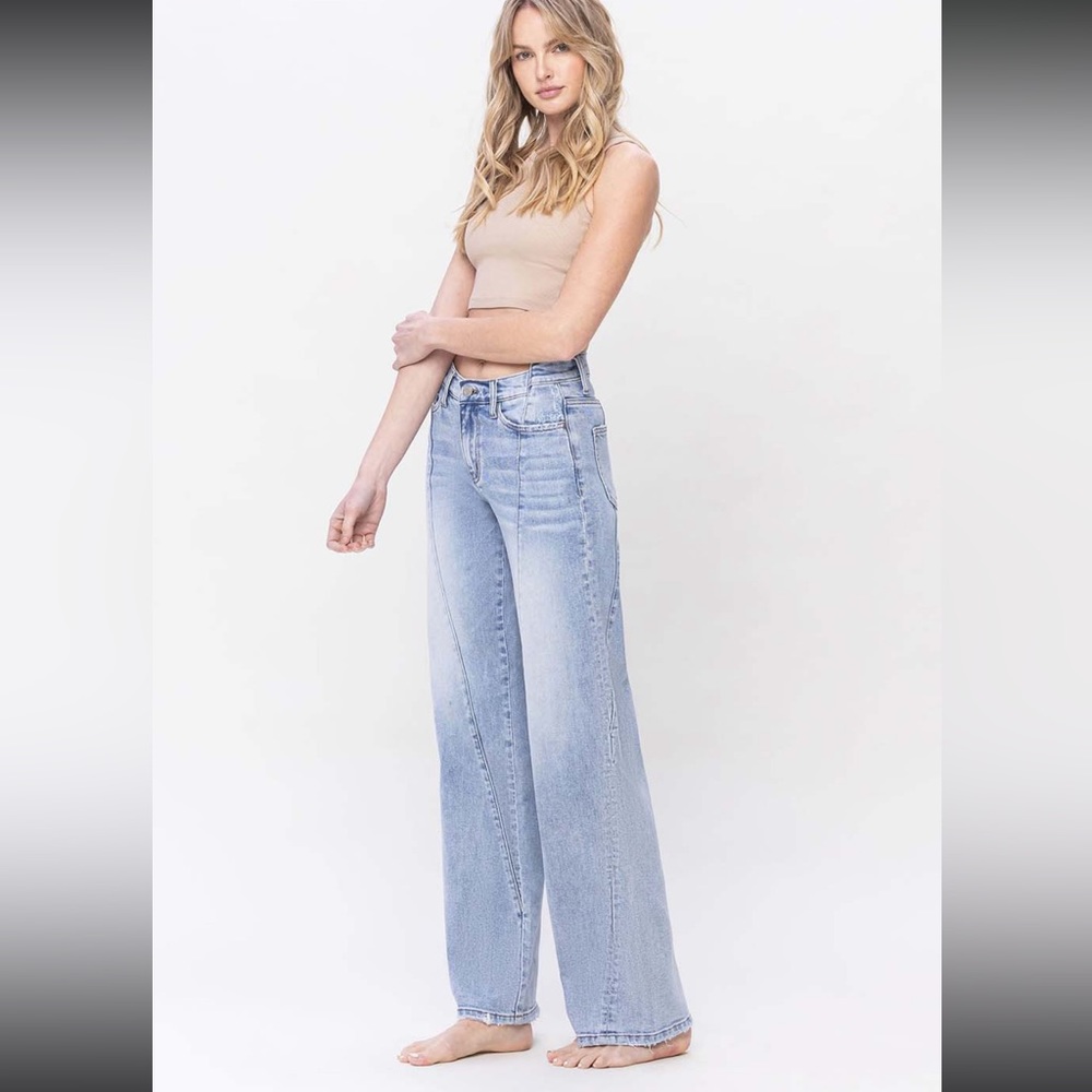 VERVET BY FLYING MONKEY DEANA SEAMED FLARE JEANS ❤️NEW COLLECTION IN STORES❤️ - Picture 3 of 5